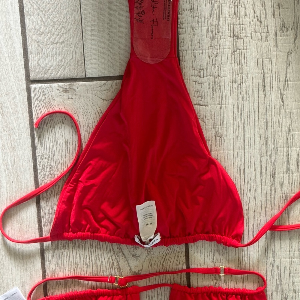 WeWoreWhat Red Bikini New - Picture 4 of 4